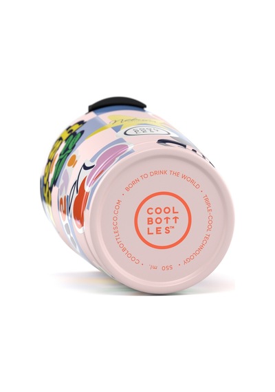 Cool Bottles Paslanmaz Çelik Termos Bardak 550 Ml Kırmızı