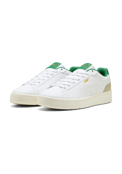 Puma Court Classico Beyaz Erkek Sneaker Beyaz-grı-yesıl Çok Renkli