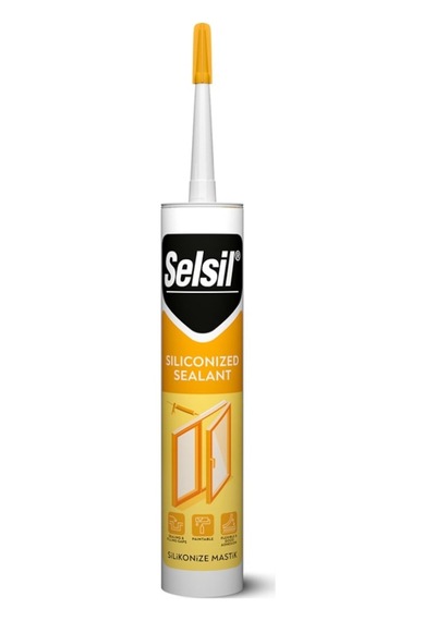 Selsil Akrilik Mastik - Siyah 3051 Siyah