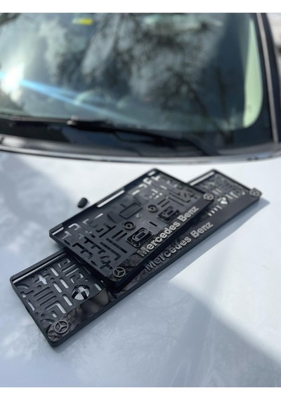 3d Mercedes Benz Takmatik Plakalık 1 Tanesi Kare Plakalık