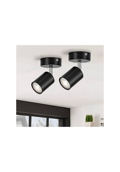 Led Aplik Led Avize Led Spot Hareetli Gün Işığı Ampullü Siyah