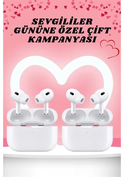Sevgiliye Çift Kulaklığı Yeni Nesil Pro Kulaklık Sevgililer Gününe Özel Kampanya