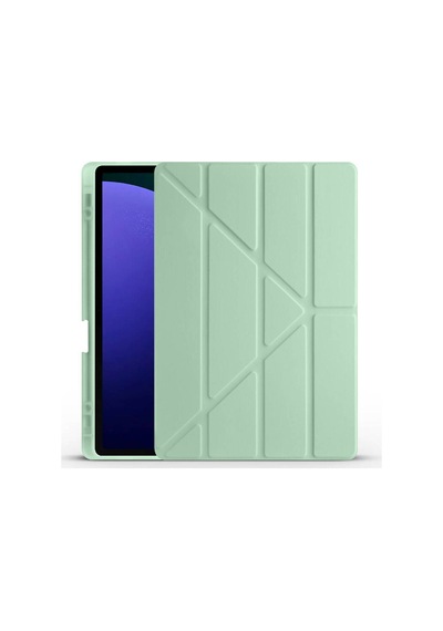 Galaxy Tab A9 Kılıf Zore Tri Folding Kalem Bölmeli Standlı Kılıf Kapaklı Kılıf