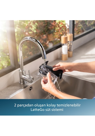 Philips 5500 Serisi Tam Otomatik Espresso Makinesi, Ep5543/90, Beyaz, Gri