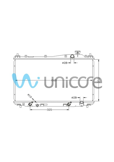 Su Radyatörü Honda Cıvıc 1.4, 1.6 16v Vtec 2001+ Otomatik Ac+ / 19010-pmm-a51, 19010-plc-j01