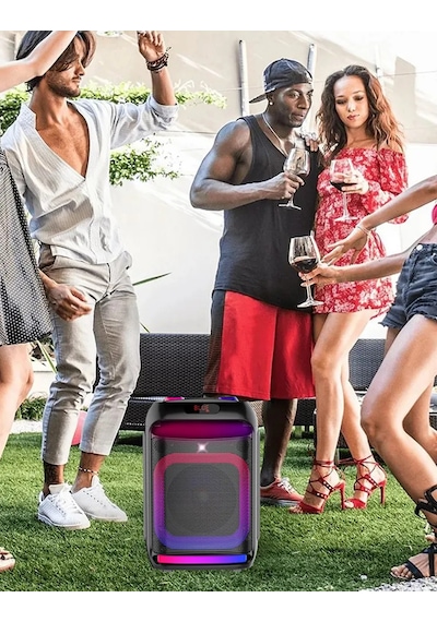 Mıkrofon İle Karaoke, Taşınabilir Kablosuz Bluetooth Hoparlör 409956959