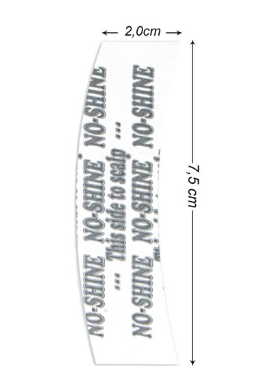 Walker Tape No-Shine Protez Saç Bandı Oval (Parlama Yapmaz) ''C''