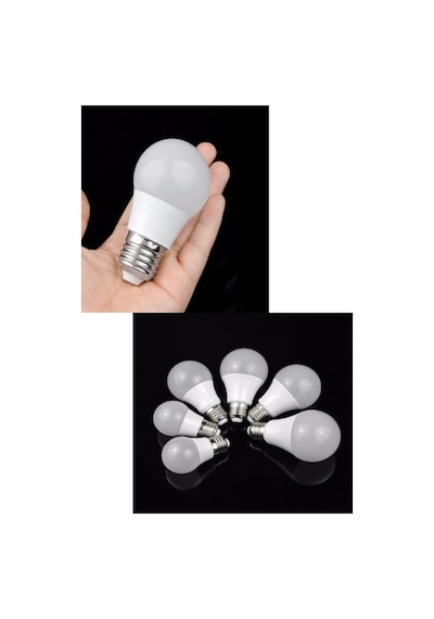 Şahnet 6w E27 Mini Top Led Ampul Beyaz - 6500k 3 Adet