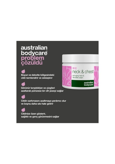 B12 Neck Chest Anti Aging Decolette Cream - Yaşlanma Karşıtı Boyun Ve Dekolte Kremi - 50ml