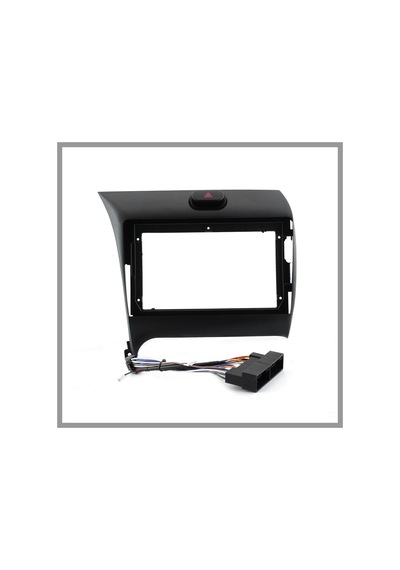 Govimaks Kıa Cerato K3 2012-2018 Uyumlu Siyah 9" Androıd Multimedya Çerçevesi - Soket