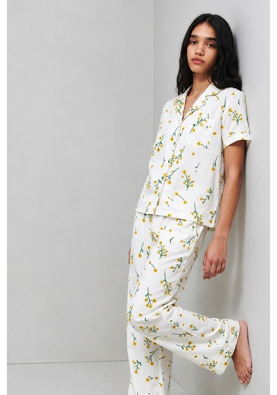 Standart Boy Elastanlı Çok Renkli Pijama Takımı