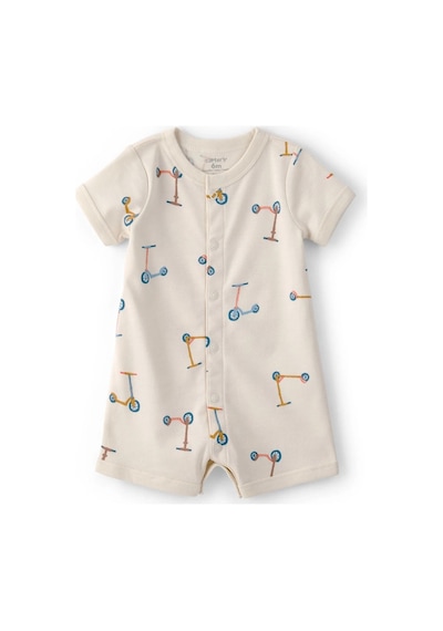 Carter's Erkek Bebek Kısa Tulum 1u269010 Bej