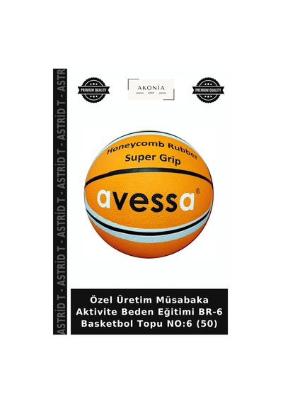 Özel Üretim Müsabaka Aktivite Beden Eğitimi Br-6 Basketbol Topu No:6 50