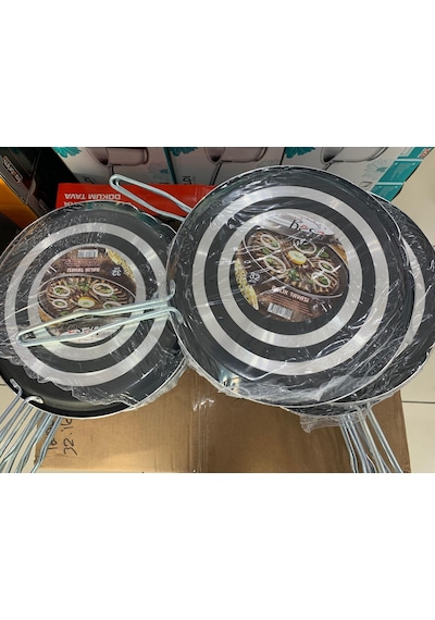 İkiz Balık Tavası Çift Taraflı 32 CM