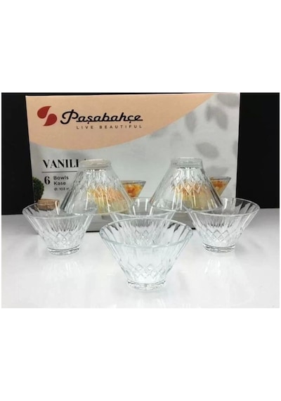 Paşabahçe 530436 Vanilla Cam Kase 10cm 6 Lı Paşabahçe 530436 Vanilla Cam Kase 10cm 6 Lı