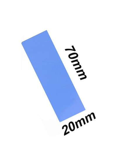 PrimeX PX-PAD01 7 x 2 CM 1 MM Yüksek İletken Termal Pad Mavi PrimeX PX-PAD01 7 x 2 CM 1 MM Yüksek İletken Termal Pad Mavi