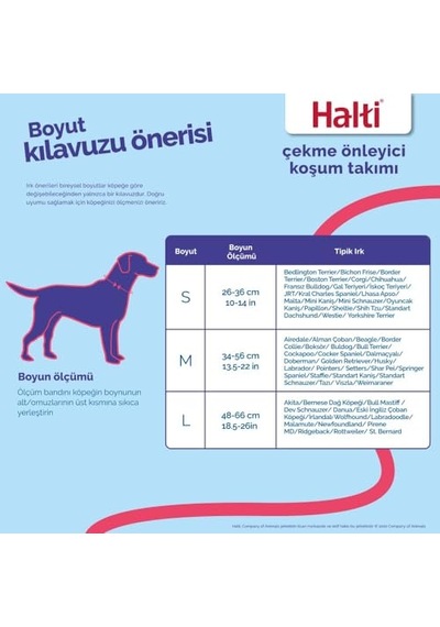 Company Of Animals Halti Köpek Çekme Önleyici Göğüs Tasması, Küçük Boy Genel