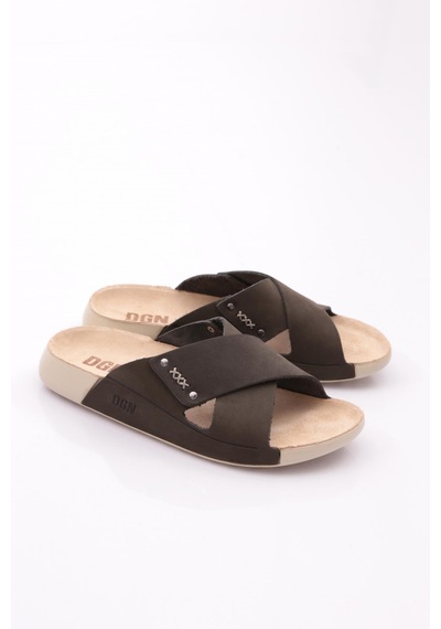 Dgn P26 Kadin Çapraz Bantli Terlik P26-1512-R0651 Haki