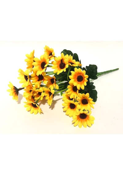 Sarı Papatya Yapay Çiçek 30 Cm 6 Dal 24 Kafa Sarı Papatya Yapay Çiçek 30 Cm 6 Dal 24 Kafa