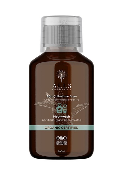 Alls Biocosmetics Organik Sertifikalı Konsantre Ağız Çalkalama Suyu 240 ML