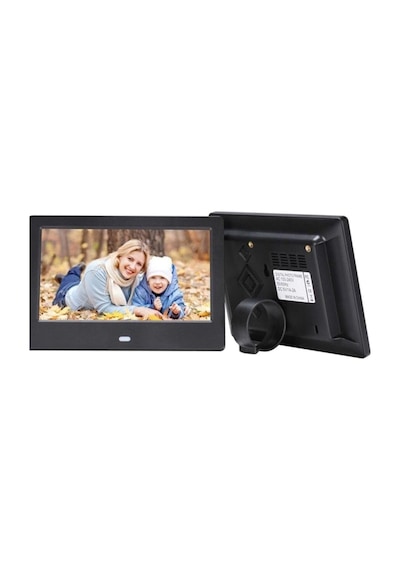 Tr Dijital Fotoğraf Çerçevesi Otomatik Slayt Gösterisine Sahip 7 Inç Lcd Usb/sd Mp3/mp4 Çalar Siyah Diğer