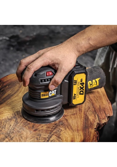Cat Dx43b 18volt 125mm Kömürsüz Devir Ayarlı Profesyonel Eksantrik Zımpara Akü Dahil Değildir