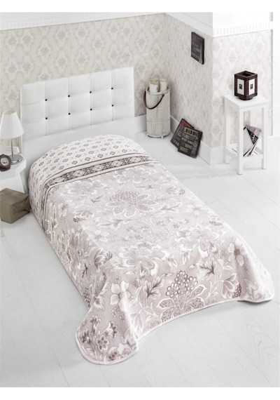 Polyester Çift Kişilik Viyola 4 Kg Vizon Battaniye Kahverengi