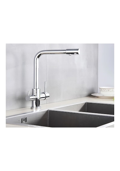 Lexsa Water Su Arıtma Cihazı 3 Yollu Musluk-Arıtmalı Çıkışlı Eviye Bataryası