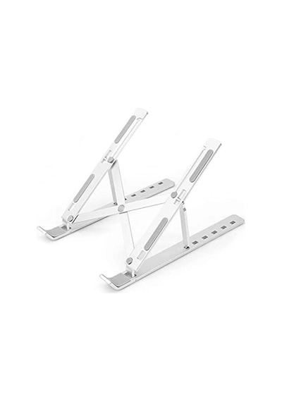 Stand 6 Kademeli Ergonomik Katlanabilir Taşınabilir Masaüstü Alüminyum Ayarlanabilir Laptop Standı Çok Renkli