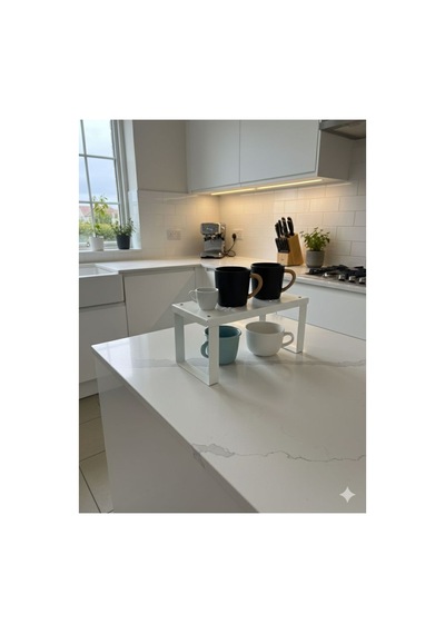 Çok Amaçlı Raf Tezgah Üstü Raf Dolap İçi Düzenleyici Raf Beyaz - 828741817 Beyaz