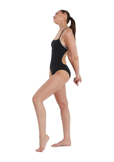 Speedo Kadın Yüzücü Mayosu Eco End+ Tsrp Af Blk 8-135390001 Yzm Siyah