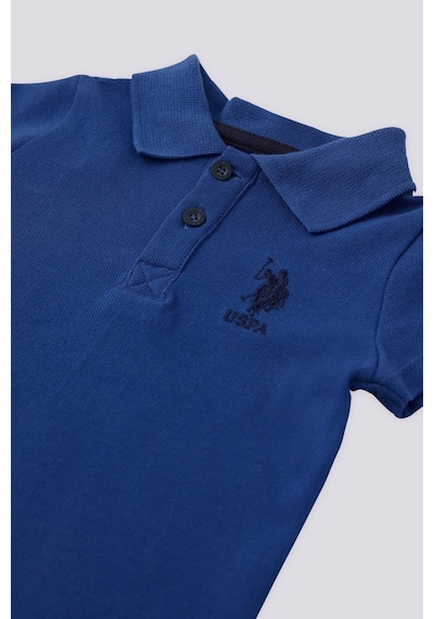 U.S. Polo Assn. Lisanslı Collar Cobalt Erkek Bebek Takımı 5274-43379 Mercan