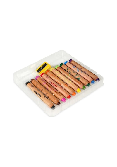 Carioca Baby 3 In 1 Kuru Boya 10'lu