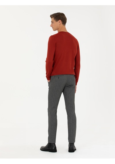 Cacharel Erkek Antrasit Pantolon Kanvas-chino 50274014-vr006 Gri