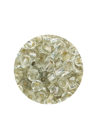 Dökme Cam Kum Boncuk Büyük Boy 6/0 4 Mm - 60 Gram - Şeffaf - Bnc122