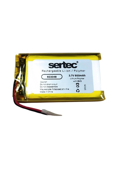 Sertec 603048 3.7v 900 Mah Li-polymer Pil Devreli/1.5a Evimdeyokyok
