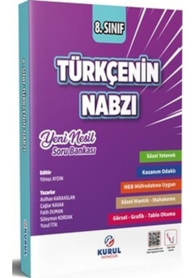 8. Sınıf Türkçenin Nabzı Yeni Nesil Soru Bankası