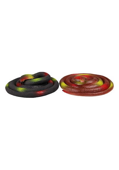 Gerçekçi Oyuncak Yılan - Esnek Dokulu Şaka Yılanı Ve Maket Figür 50 Cm Çok Renkli Hayvanlar