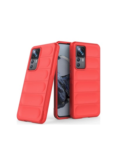 Xiaomi Mi 12t Pro Kılıf Optimum Silikon - Kırmızı Kirmizi