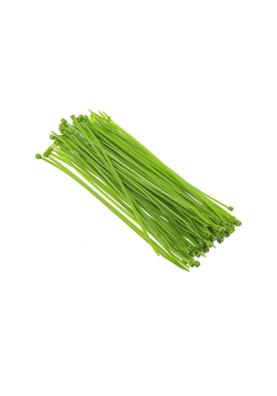 Tek-iş Kablo Bağı Cırt Kelepçe 200 Mm X 2.5 Mm Yeşil 100 Adet