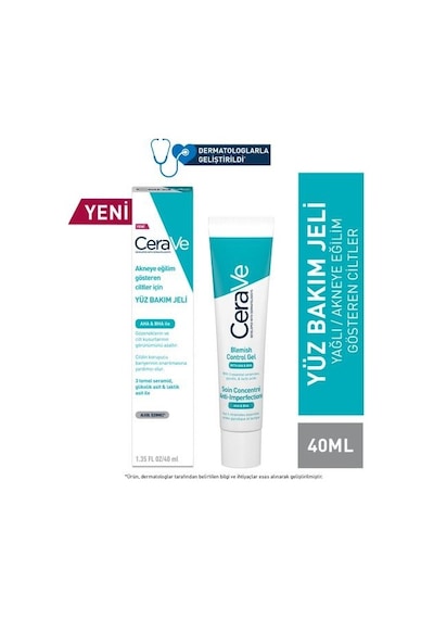 Cerave Yağlı ve Akneye Eğilim Gösteren Ciltlere Özel Temizleyici Jel 236 ML + Cerave Yüz Bakım Jeli 40 ML