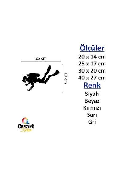 Dalgıç Scuba Diving Kurbağa Adam Oto Sticker Araba Cam Sticker
