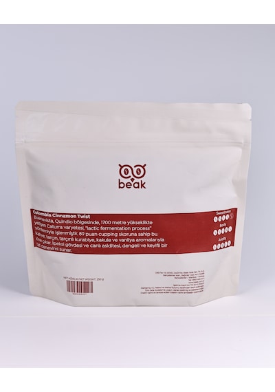 Colombia Cinnamon Twist Çekirdek Kahve 250 Gr, %100 Arabica Çekirdek Kahve
