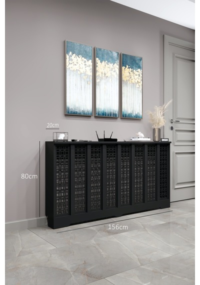 Petek Kaplama Modern Radyatör Kapatma Ünitesi Ön Panel Mdf Tasarım İç Ölçü 156 Cm Dış Ölçü 160 Cm Petek 156 Siyah D1 Petek Kaplama Modern Radyatör Kapatma Ünitesi Ön Panel Mdf Tasarım İç Ölçü 156 Cm Dış Ölçü 160 Cm Petek 156 Siyah D1