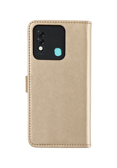 Tecno Spark 8t Trend S Plus Kapaklı Telefon Kılıf - Gold