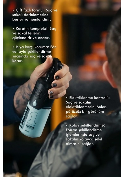 İki Fazlı Saç Ve Sakal Conditioner - Keratin 400 Ml
