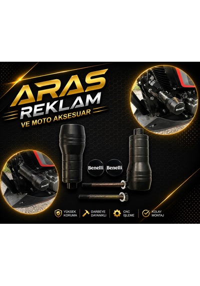 Aras Reklam Ve Moto Aksesuar Benelli 125s Koruma Takozu