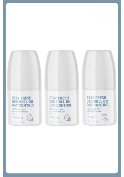 Antı-perspırant Day Control Deo Roll On 50 Ml 3 Adet