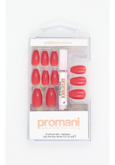 Promani Takma Tırnak Seti PR-5655 Gül Pembe