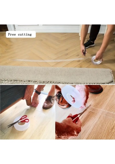 2 Adet Çift Taraflı Süper Güçlü Bant Suya Dayanıklı 3 Metre Bant